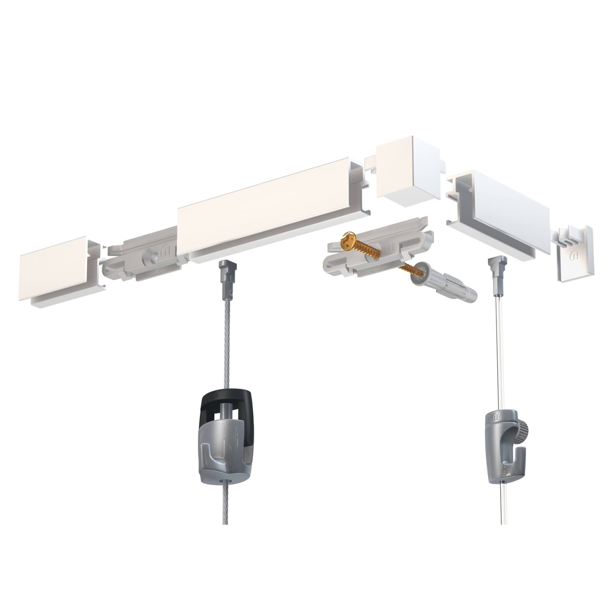 HangZ® 6ft. Gallery Rail Hanging System